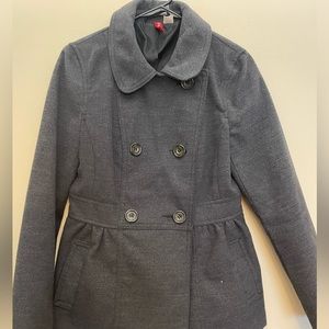 Dark gray, formal, short coat